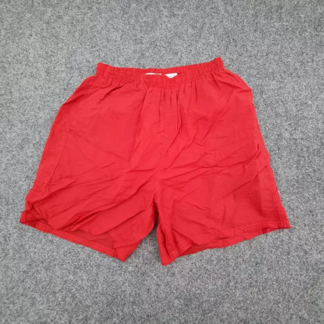 Reebok Shorts mens Medium red sports football basketball activewear size M