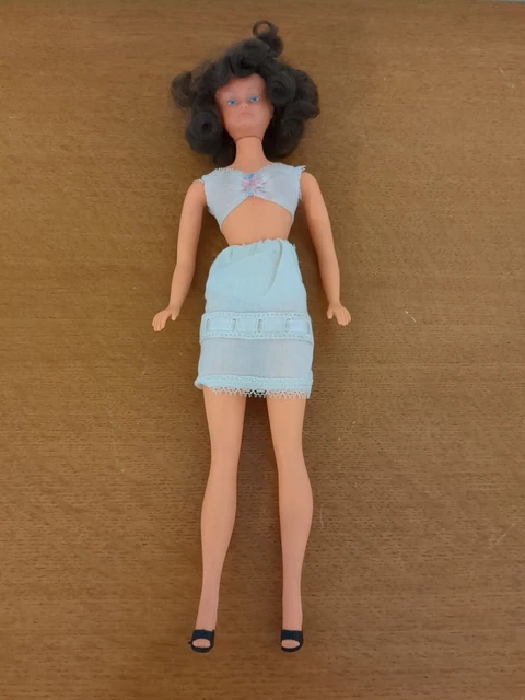 Rare ancienne robe longue gege pour la poupee mannequin do en France