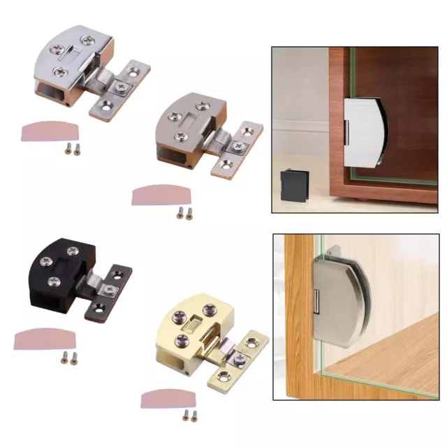 Glass Door Hinge Kit, Cabinet Hinge, 90 Degree Hinge, Decoration Frameless