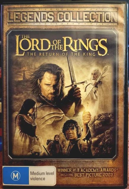 3 x  LORD OF THE RINGS : DVDs Trilogy,  Set 6 Disc Legends Collections ~Region 4