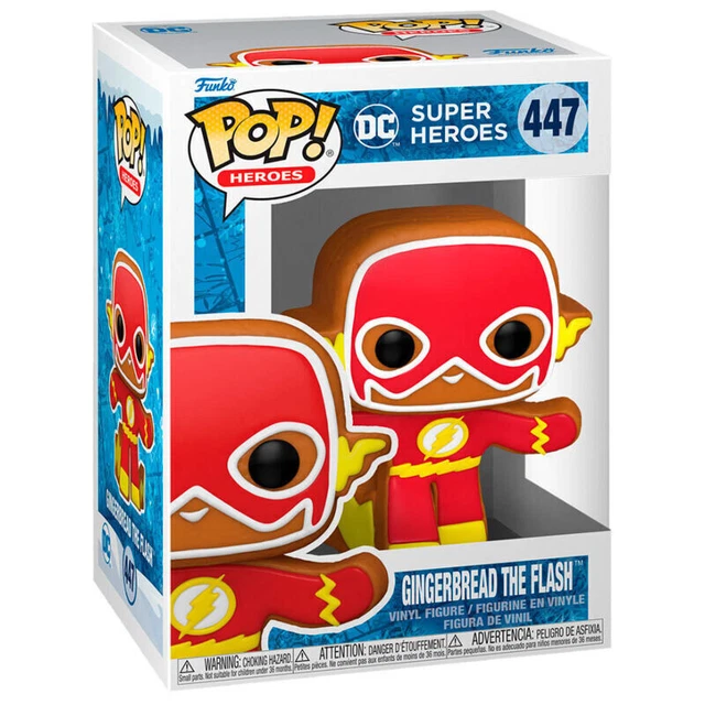FLASH  GINGERBREAD DC Comics Funko Pop! Holiday  FUNKO POP VINYL figure 447