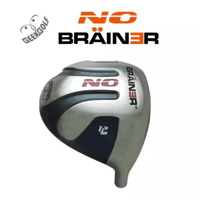 #1 Geek Golf No Brainer Grey World Long Drive Pga Champion Distance Golf Driver