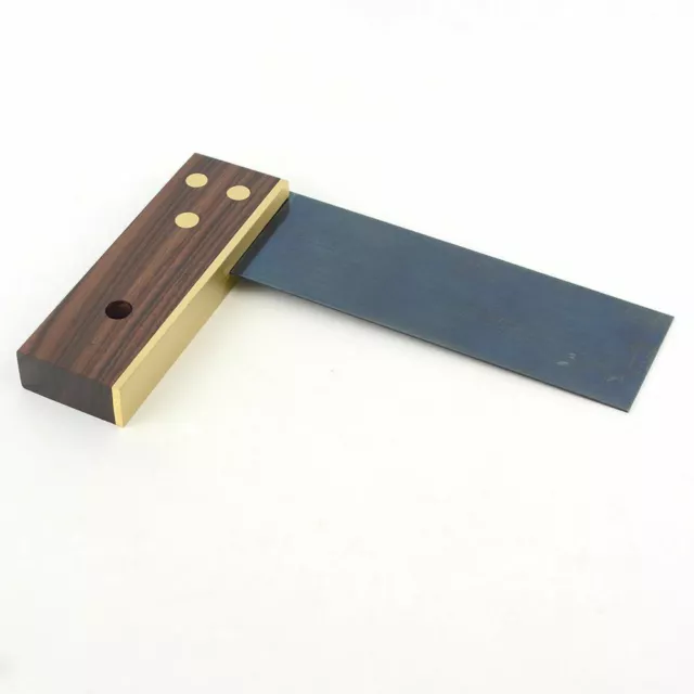 6 Inch Brass and Rosewood Try Square Wood Woodworking Tri Trysquare