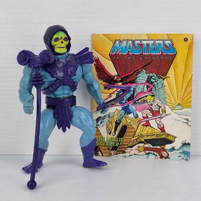 SKELETOR VINTAGE MASTERS of the Universe MOTU figure weapons comic He