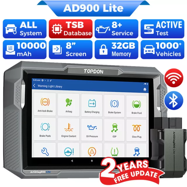 ArtiDiag900 Lite Bidirectional All System Car OBD2 Scanner Diagnostic Scan Tool