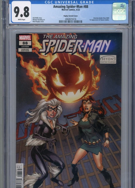 Amazing Spiderman #88 Mt 9.8 Cgc White Pages Bagley Variant Cover 1St Queen Gobl