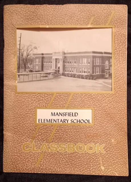 1966 Vintage Mansfield Elementary School Round-Up Yearbook Louisiana Classbook