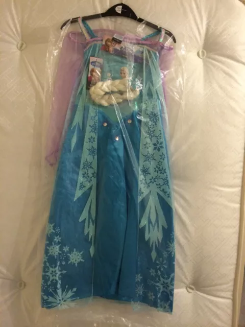 DISNEY FROZEN ASDA George Princess Elsa Fancy Dress Costume Age 7 8 NEW LOOK 22.99 PicClick UK