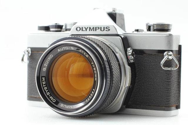 N MINT ] Olympus OM-1 OM1 35mm Film Camera G.Zuiko 50mm f1.4 Lens