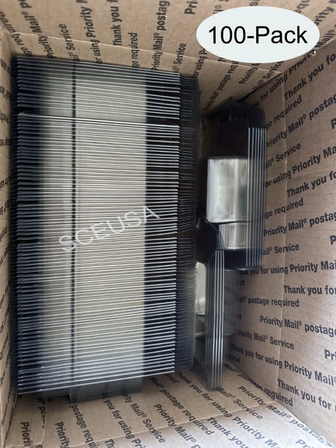 New 100pcs Lot 4" x 6" Clear Plastic Hanging Display Clamshell Retail Packaging
