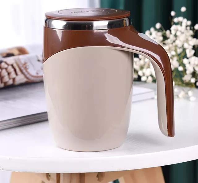 Self Stirring Automatic Magnetic Smart Mixer Stainless Steel Coffee Cup Mug