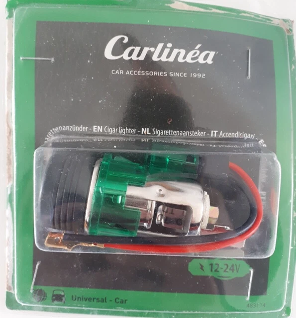 Allume cigare lumineux universel 12V CARLINEA auto voiture