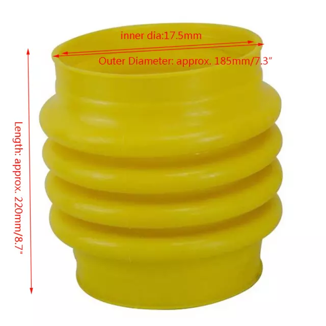 Polyurethane Jumping Jack Bellows Boot For Wacker Rammer Compactor Tamper 8.7"