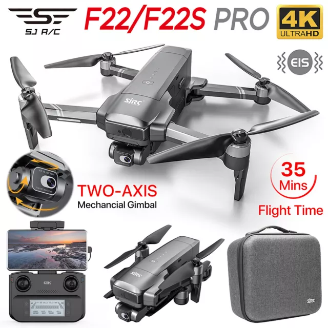 SJRC F22S /F22 PRO RC Drone 4K Camera GPS Obstacle Avoidance Professional Drone