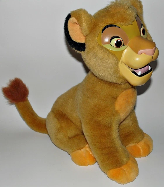 DER KÖNIG DER Löwen Simba Plüschtier Plüsch Stofftier Löwe Disney