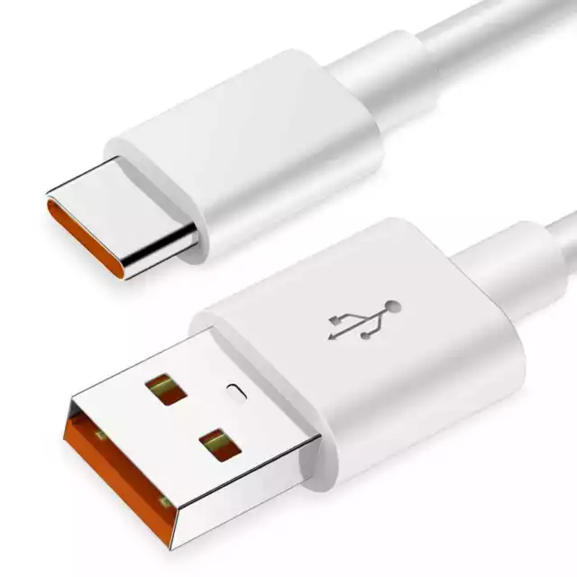 Cable USB Type C 1m 6A 148BA de Carga Datos para Smartphones Tablets Blanco