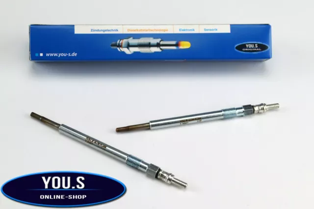 6 Piece You.S Original Glow Plugs for Citroen C6 2.7 HDI 150 Kw 204 HP