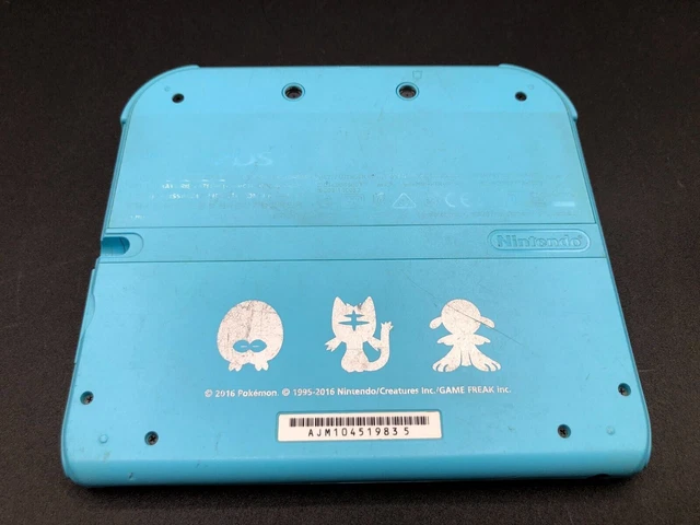 2ds pokemon lune édition 1995 /2016 couleur bleue