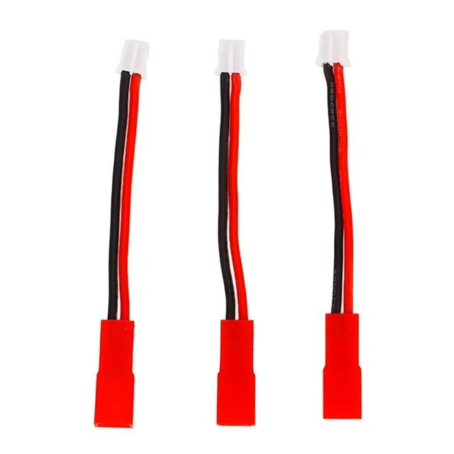 Lipo Battery Adapter Cables, 3Pcs PH2.0 To JST Plug Adapter Connector