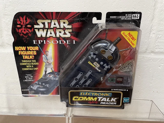 Vintage 1999 Star Wars Episode 1 Electronic Comm Talk Reader - New In Worn Box