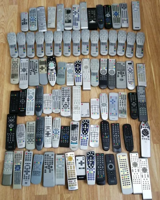 Job Lot 86x Untested Remote Controls, for TV VCR DVD SET TOP BOX etc