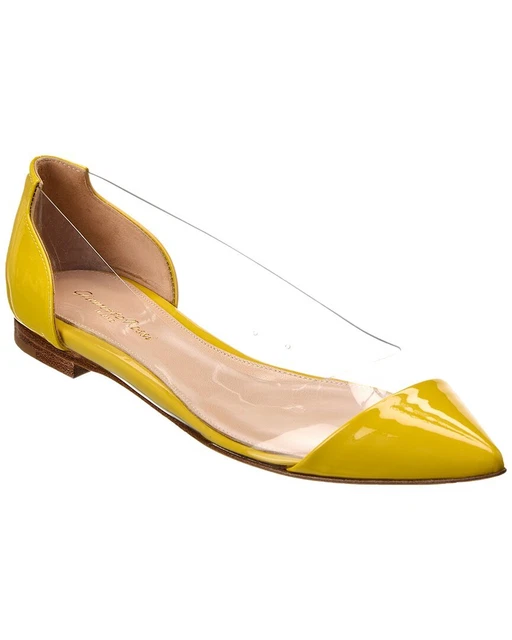 Gianvito Rossi Vinyl & Patent Flat Women's