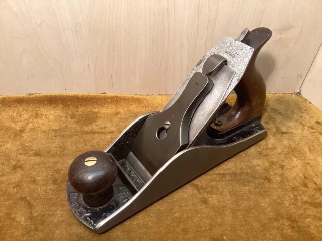 Quite Rare Stanley USA No. 4 1/2H Smoothing Plane With Rosewood Handles &SW Iron