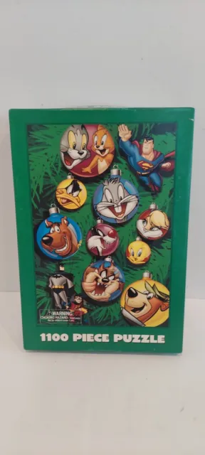 Warner Bros 1100 piece Looney Tunes  jigsaw puzzle Rare Peace On Earth Vintage