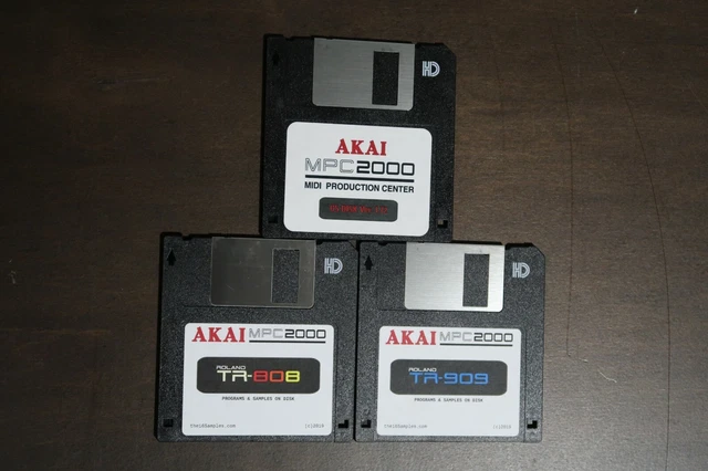 Disco Di Avvio ZIP 100 MB Per Akai MPC 2000XL – Sistema Operativo OS V1.14 – Usato Funzionante