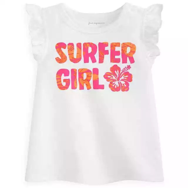FIRST IMPRESSIONS Baby Girls Surfer Girl T-Shirt,