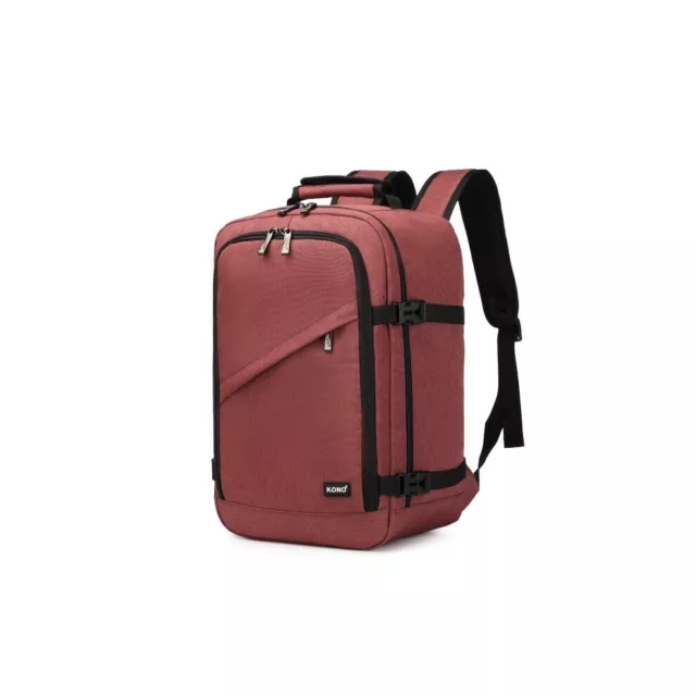 (Burgundy) KONO-20L Ryanair Cabin Flight Bag Travel Shoulder Bag