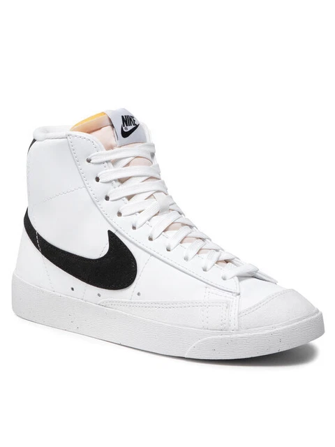 Scarpe Nike Blazer Mid '77  ragazzi donna uomo bianco nero sneakers do1344 101