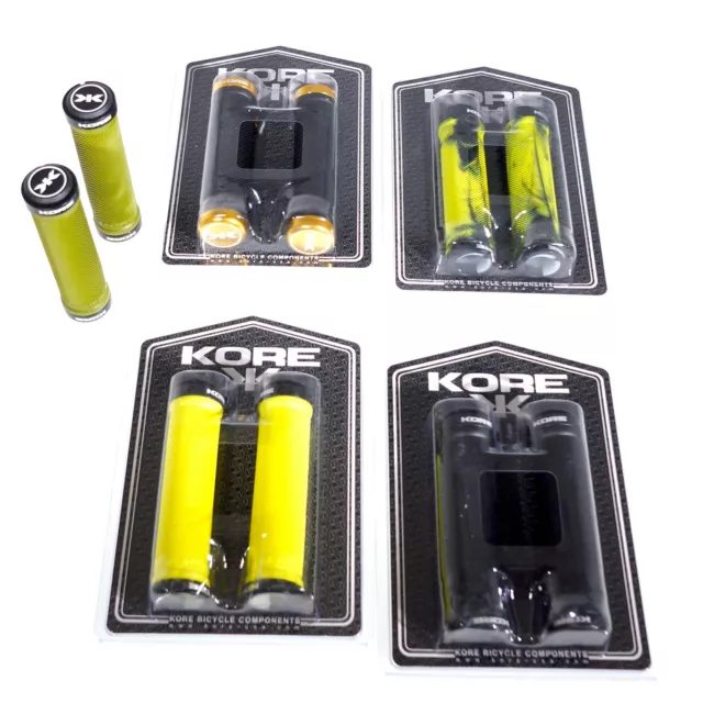 Kore Rivera Lock-On Grips Mountain Bike Bicycle handlebar Grip 130mm