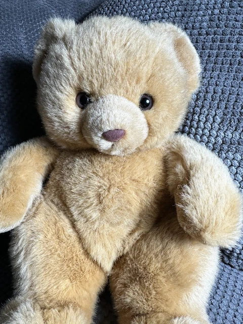 RUSS BERRIE PUDGY small golden brown soft plush Teddy Bear 30 cm £11.00 ...