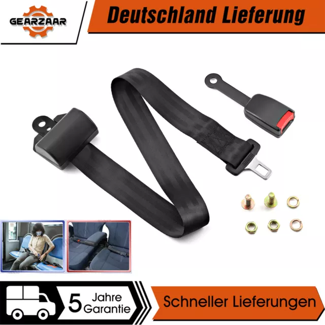 2 Punkt Beckengurt Sicherheitsgurt E4 Automatik Stapler Baumaschiene PKW BUS