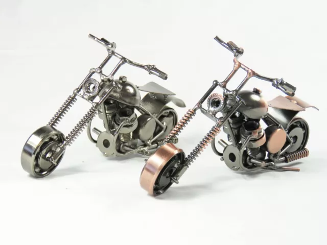 Metall Skulptur Motorrad Muttern Schrauben Modell Diecast Fahrzeuge