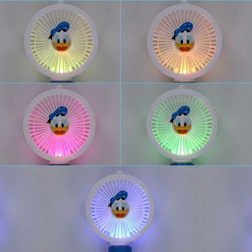 TOKYO DISNEY RESORT Donald Duck Glowing Portable Fan JAPAN 2023 Pre