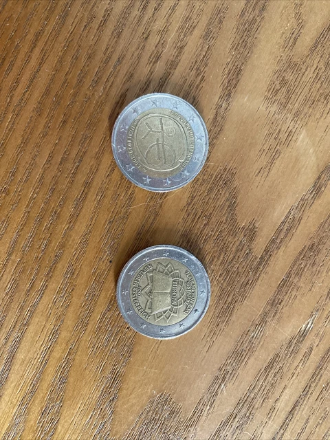 Pièce de 2 euros RARE, Bonhomme UEM 1999-2009 République Française