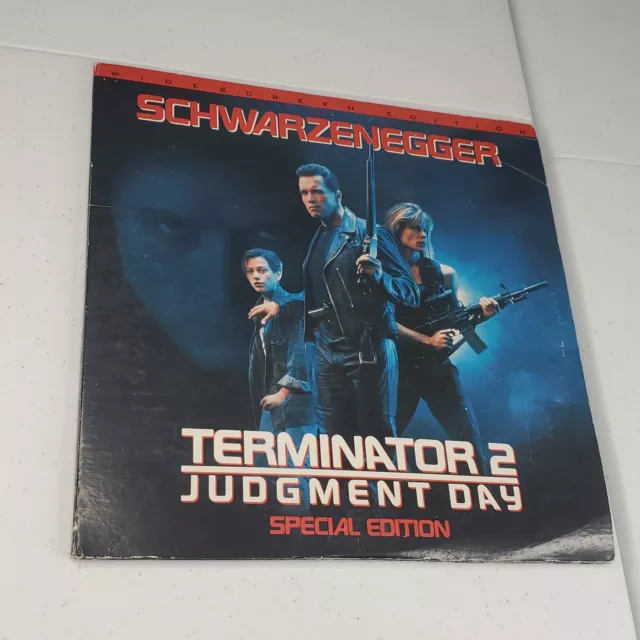 Terminator 2 Judgment Day Laserdisc Special Widescreen Edition Schwarzenegger Terminator 2 Judgment Day Laserdisc Special Widescreen Edition Schwarzenegger