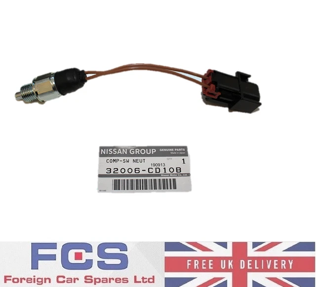 GENUINE NEUTRAL POSITION Switch Fits Nissan Navara D40 6MT 32006CD10B