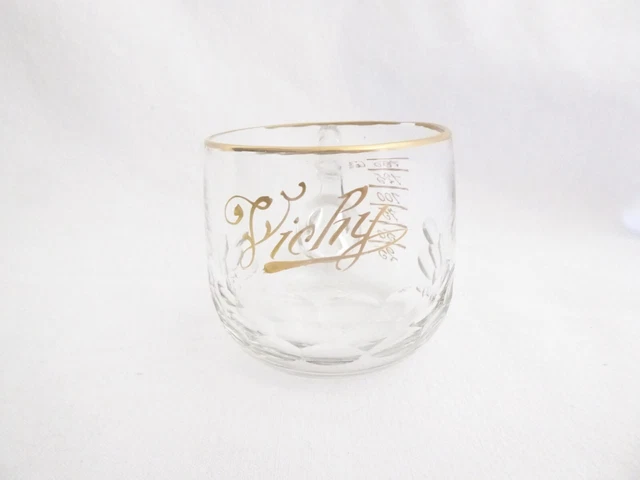 Lot de 2 verres de curiste Vichy avec leur housse - Décoration