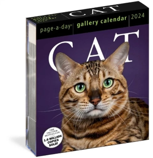 WORKMAN CALENDARS CAT Page-A-Day Gallery Calendar 2024 (Calendar) (UK