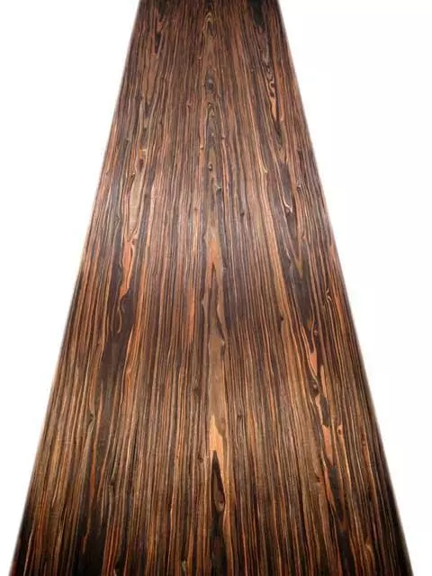 Makassar Flores Chapa de Madera Ébano SaRaiFo 250x31-32cm Sostenible 2