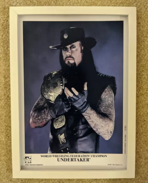 Wwf promotion the undertaker vintage NEW a4 man cave print