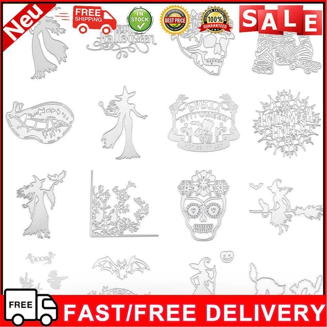 Halloween Cutting Dies Stencils Scrapbooks Embossing DIY Crafts Album Card