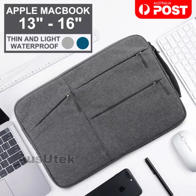 For MacBook Air 13" 15" 16" New Macbook Pro Laptop Sleeve Travel Bag Carry Case