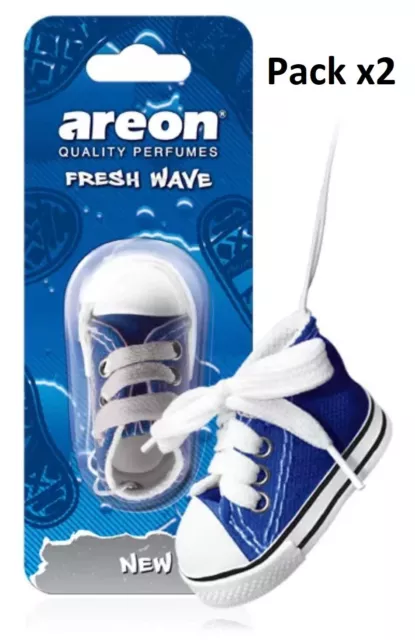 Areon Fresh Wave Shoe New Car Air Freshener Pack of 2