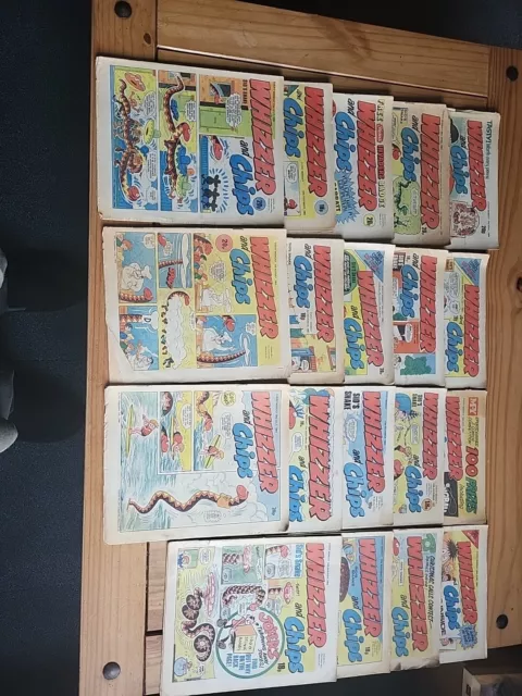 Whizzer And Chips Vintage Comic Bundle 1983-1984