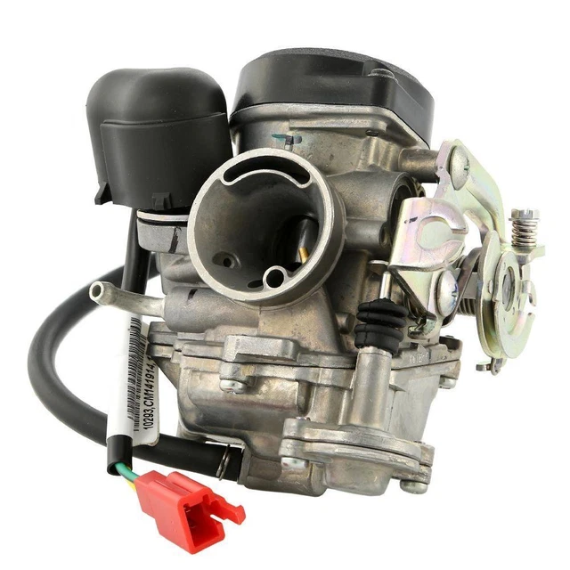 Kit Réparation Carburateur Pour Piaggio Vespa ET4 125 Leader 2000 - Compatible Keihin/Walbro CVK 28mm - Joints Et Pièces Inclus