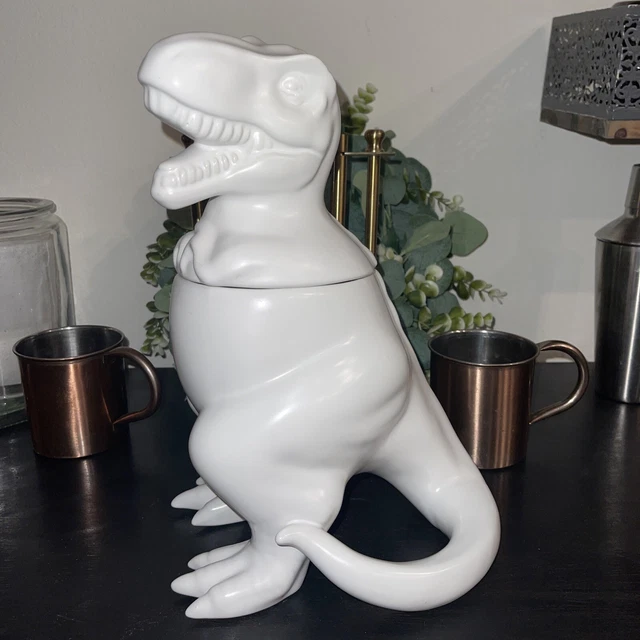 TARGET THRESHOLD POTTERY Stoneware 13” Jurassic Park TRex Dinosaur